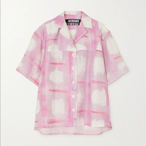 JACQUEMUS Vallena printed woven shirt new